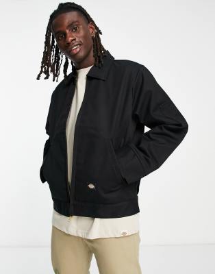 Dickies Lined Eisenhower jacket in black  - ASOS Price Checker