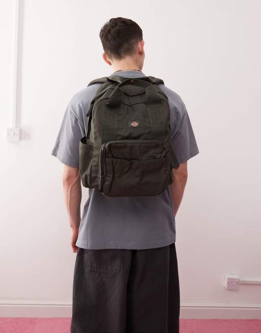 Dickies lisbon back pack in olive green exclusive to asos ASOS