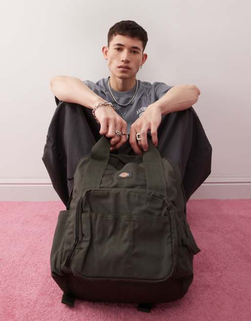 Dickies lisbon back pack in olive green exclusive to asos ASOS