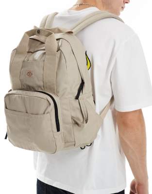 Dickies lisbon back pack in sand- exclusive to asos-Brown