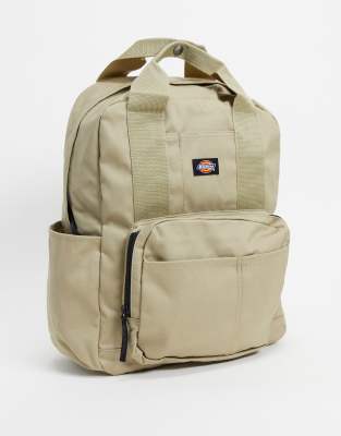 Dickies Lisbon backpack in dark beige - ASOS Price Checker