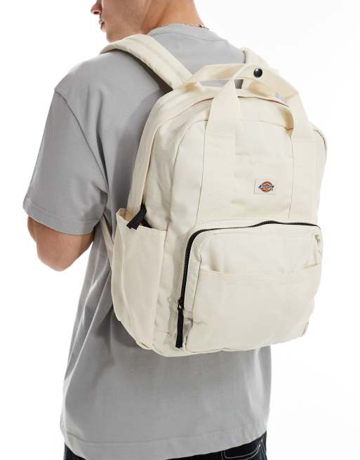 Dickies - Lisbon - Zaino bianco sporco - In esclusiva per ASOS, 4 di 4