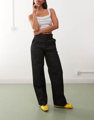 Dickies Loose Fit Double Knee Pants In Black