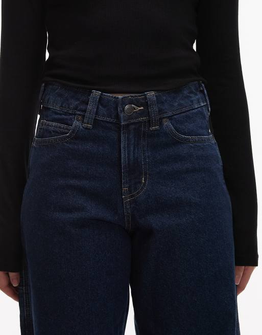Dickies loose tapered work jeans in dark indigo, 4 of 5