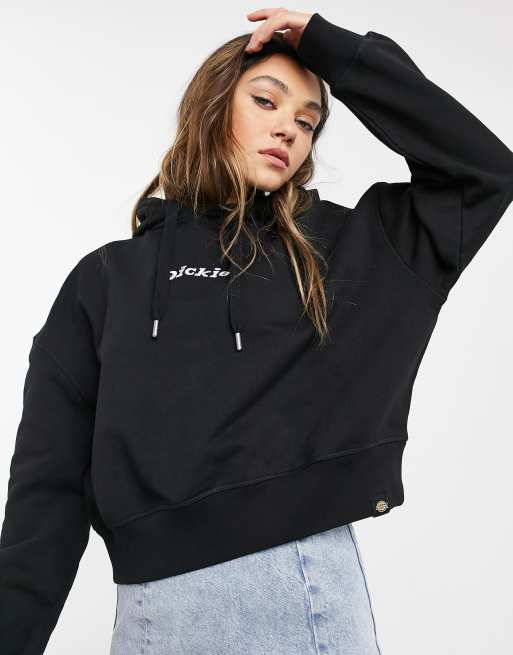 Dickies - Loretto - Boxy hoodie in zwart 
