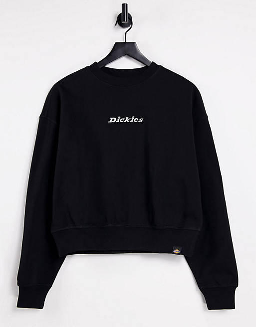 Dickies Loretto boxy sweatshirt in black | ASOS