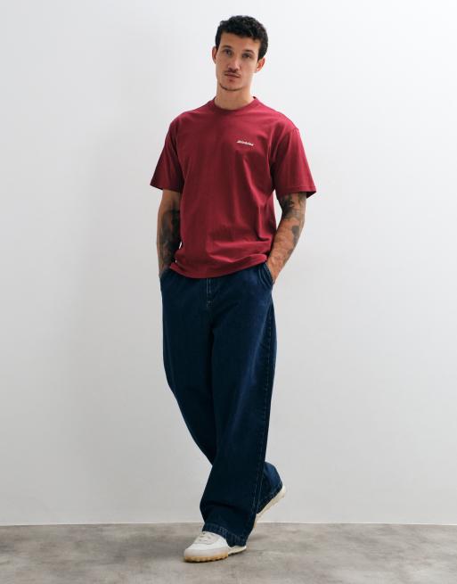 Dickies Loretto short sleeve t-shirt in burgundy, 2 of 5