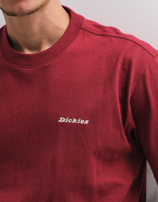 Dickies Loretto short sleeve t-shirt in burgundy, 3 of 5