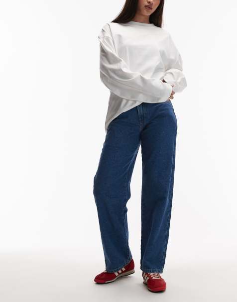 Dickies - Losse jeans met rechte pasvorm in klassiek blauw - view 1