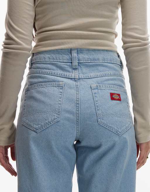 Dickies - Losse jeans met rechte pasvorm in vintage verouderd blauw, 5 van 5