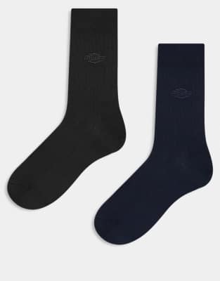 Dickies - Lot de 2 paires de chaussettes - Noir