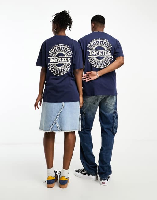 Dickies Lovettsville back print t-shirt in navy, 2 of 4