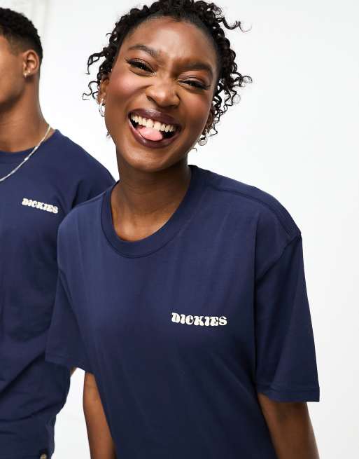Dickies Lovettsville back print t-shirt in navy, 3 of 4