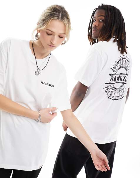 womens white designer t shirt