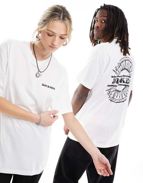 Dickies lovettsville back print t-shirt in white