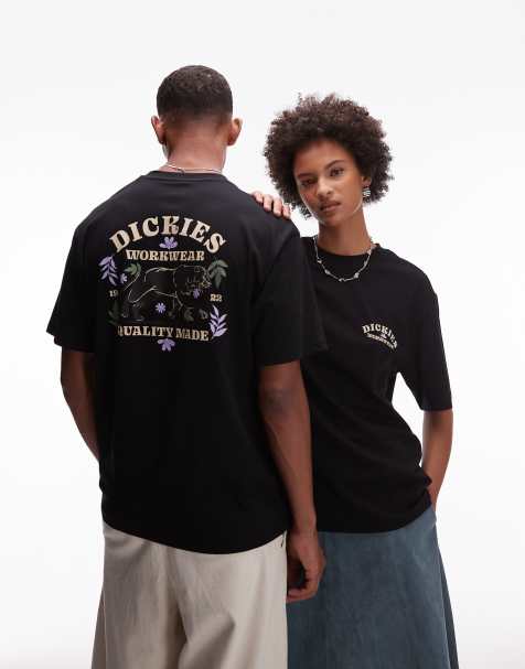 Dickies - Lucasville - T-shirt nera con grafica animalier sul retro - In esclusiva per ASOS - view 1