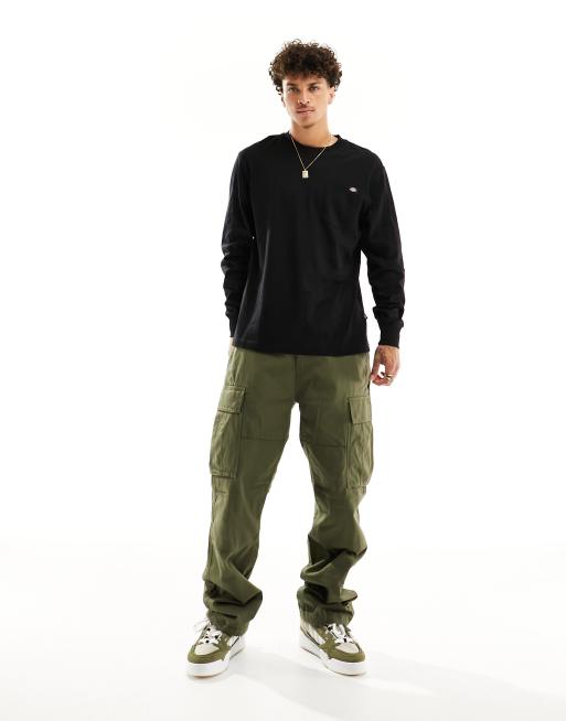 Dickies - Luray - Maglietta a maniche lunghe nera