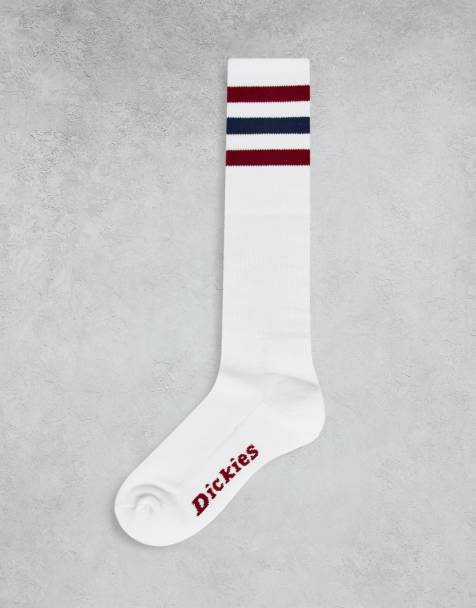 Dickies Lutak socks in red stripe - view 1