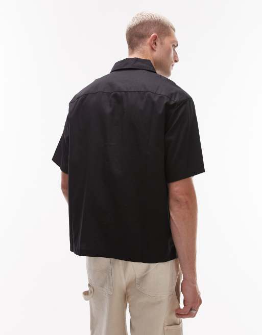 Dickies - Lynville - Recht overhemd met korte mouwen in zwart, 3 van 5