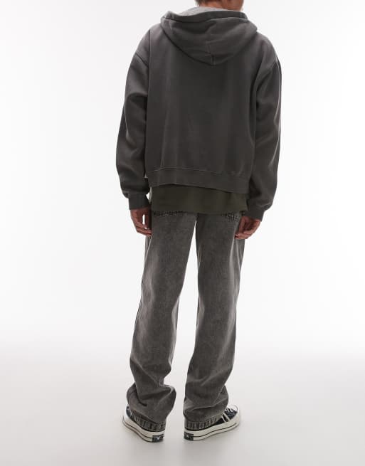 Dickies - Madison - Jeans larghi color grigio chiaro slavato, 3 di 5