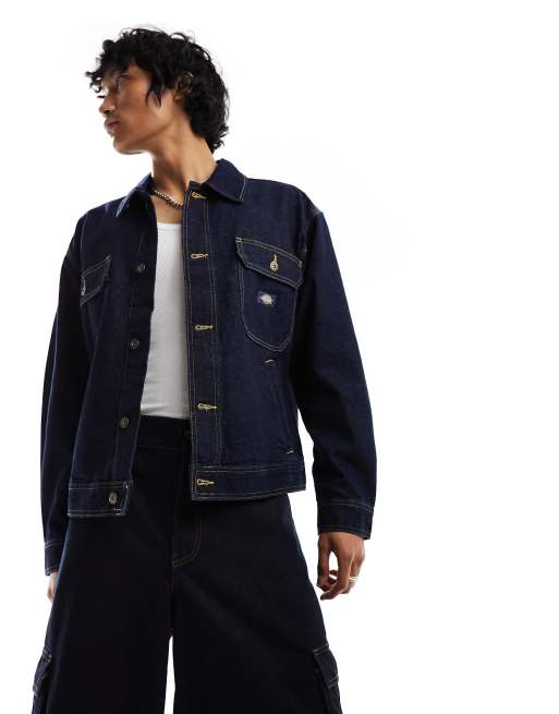 Dickies – Madison – Jeansjacke in blauer Waschung