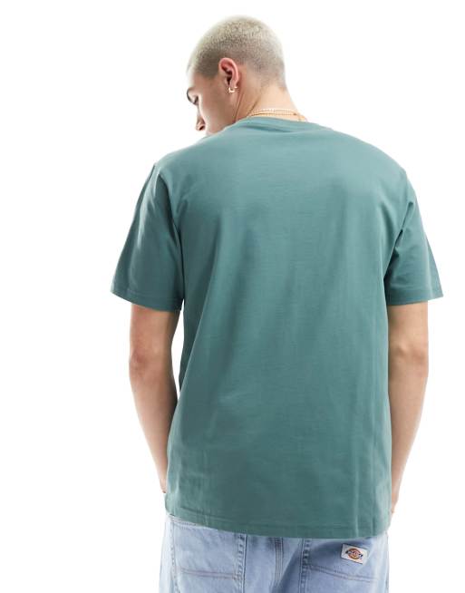 Dickies – Mapleton – Ciemnozielony T-shirt z krótkim rękawem – tylko w ASOS, 4 z 4