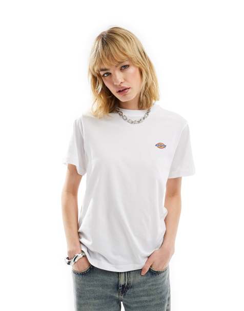 Dickies – Mapleton – Kurzärmliges T-Shirt in Weiß - view 1