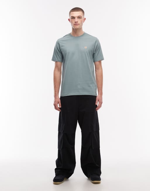 Dickies Mapleton logo t-shirt in blue, 2 of 5