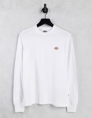Dickies Mapleton long sleeve t-shirt in white | ASOS
