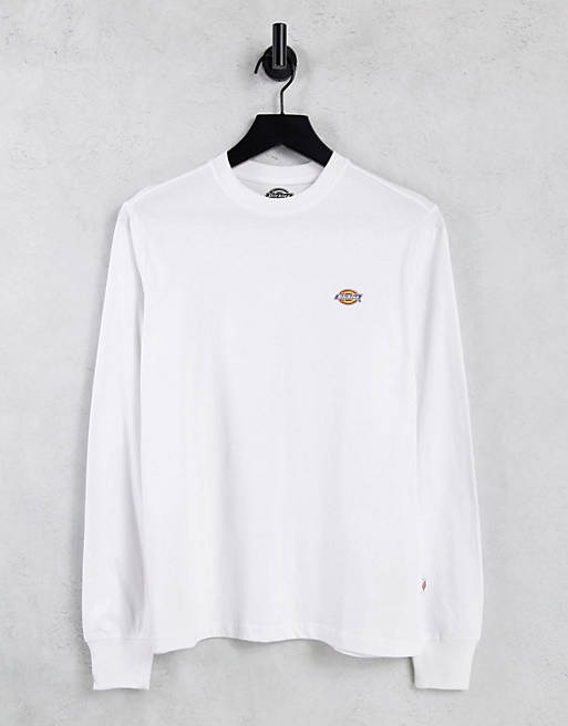  Dickies Mapleton long sleeve t-shirt in white 