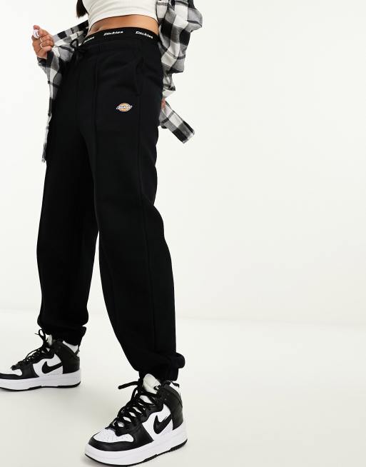 Dickies Mapleton small logo trackies in black ASOS