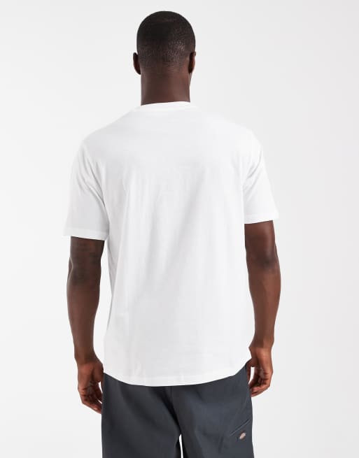 Dickies - Mapleton - T-shirt bianca con logo piccolo, 4 di 5