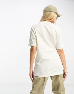Mapleton - T-shirt bianco sporco con logo piccolo - Dickies T-shirt donna  - immagine3