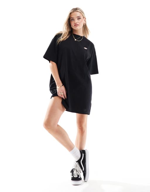 dickies t shirt dress Dickies Women's T-Shirt Dress Mapleton White  Philosophy Outfitters