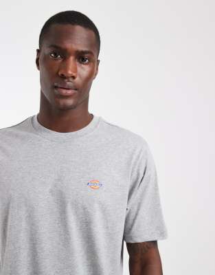 Mapleton - T-Shirt in Grau mit kleinem Logo Grau XL