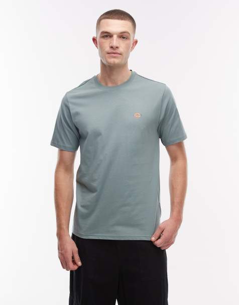 Dickies - Mapleton - T-shirt met logo in blauw - view 1