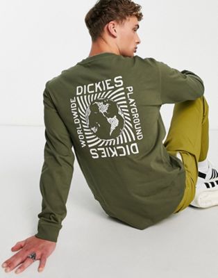 Dickies Marbury long sleeve t-shirt in khaki