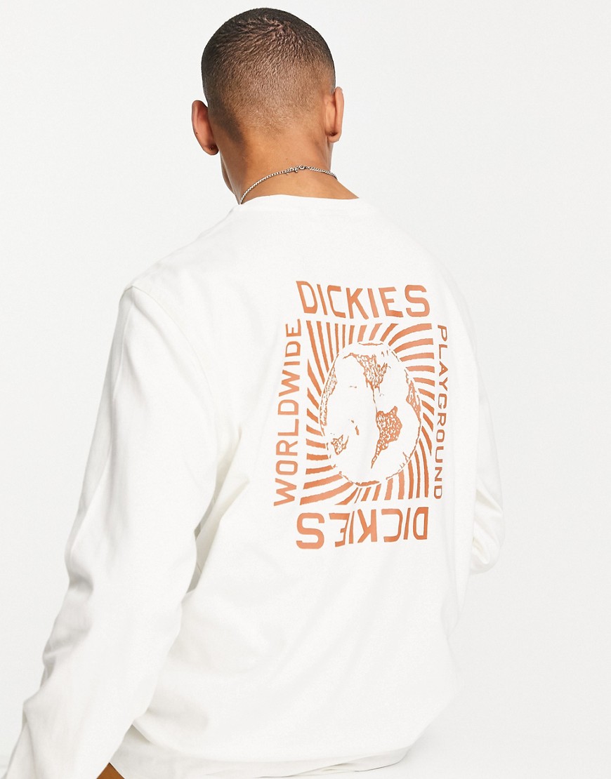 Dickies Marbury long sleeve t-shirt in off white