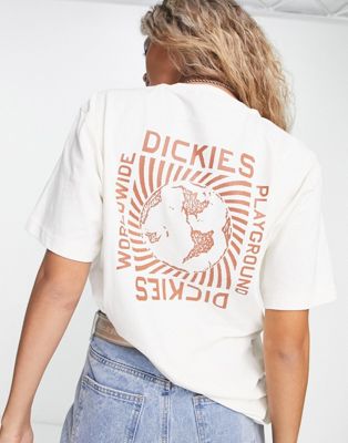 Dickies Marbury t-shirt in cream