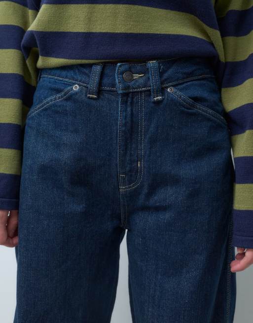 Dickies Maricopa low waist barrel jeans in rinsed blue, 3 of 5