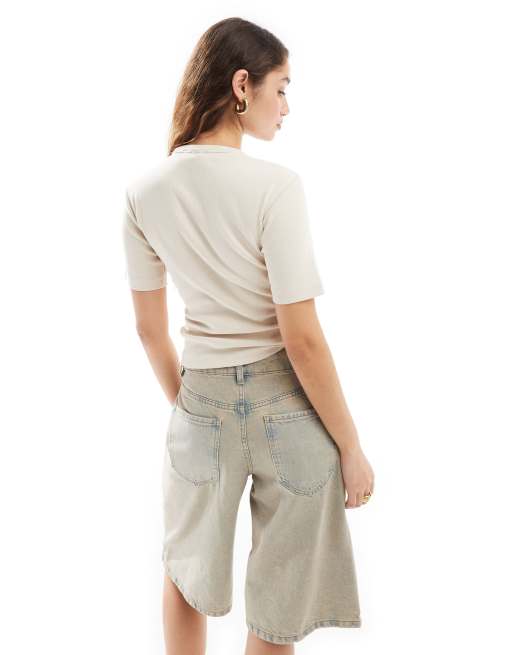 Dickies - Marysville - T-shirt a costine color pietra, 4 di 4