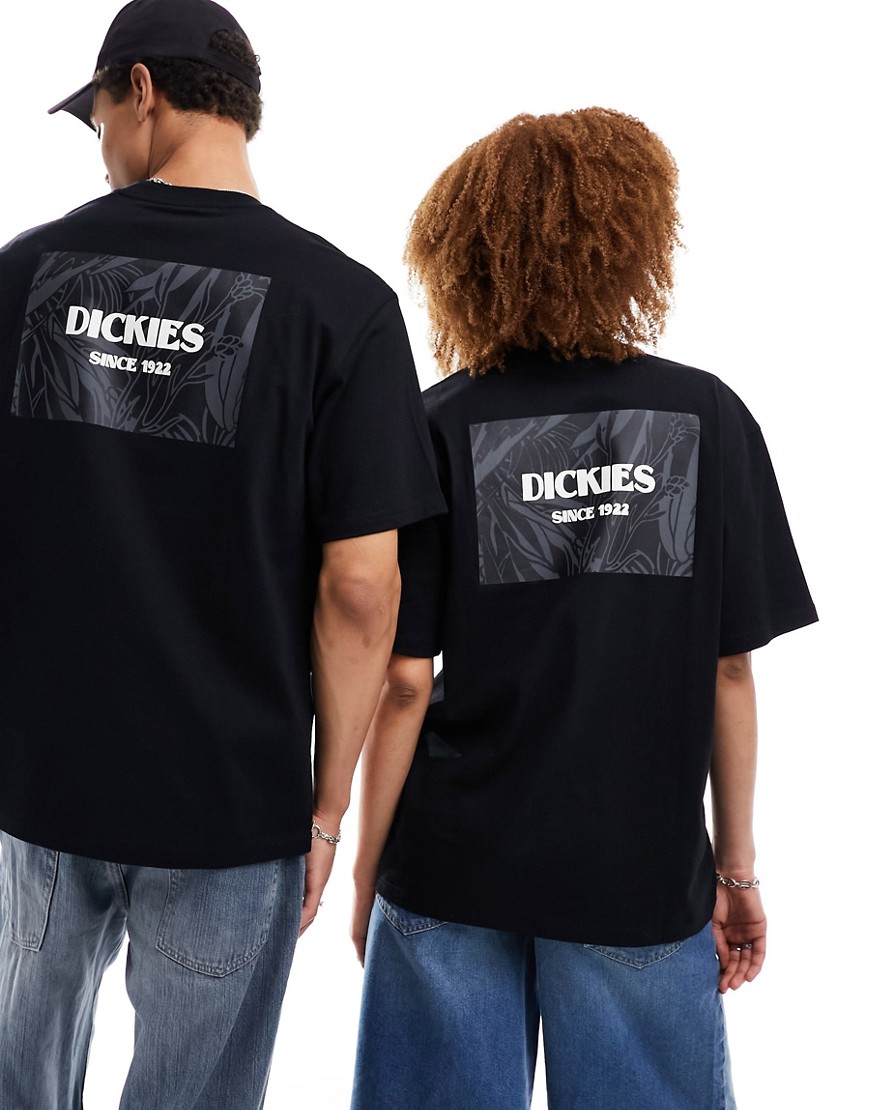 Dickies max meadows back print t-shirt in black