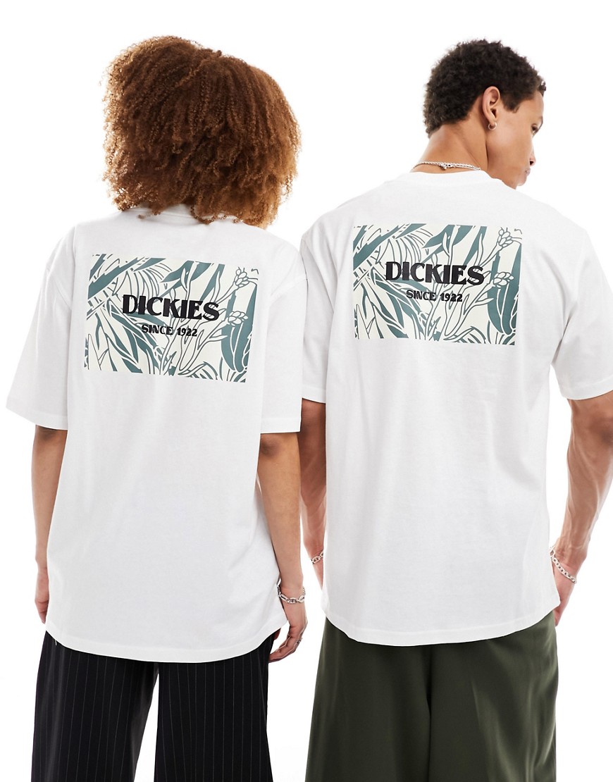 Dickies max meadows back print t-shirt in white
