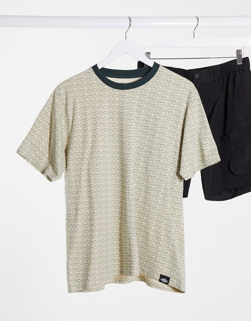Dickies Maxeys t-shirt in light taupe-Cream