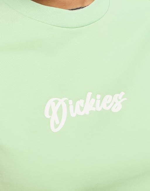 ディッキーズ Dickies mayetta crop baby t-shirt with central logo