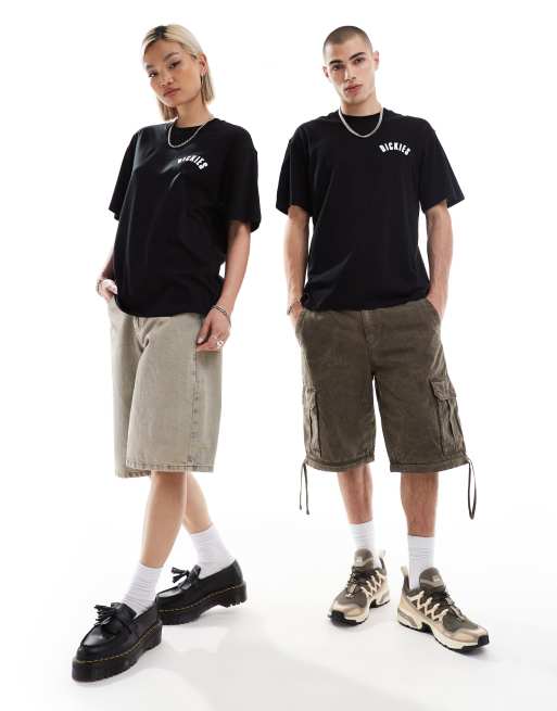 Dickies Mclean short sleeve back print t-shirt in black, 2 of 4