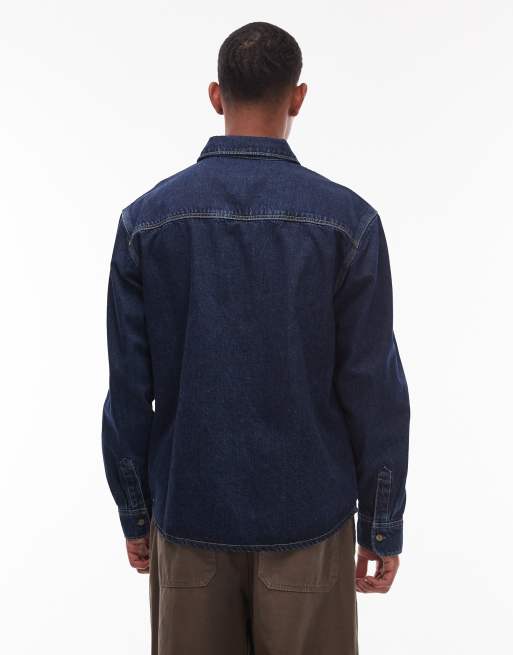 Dickies - Mechanic - Camicia in denim indaco scuro, 3 di 5