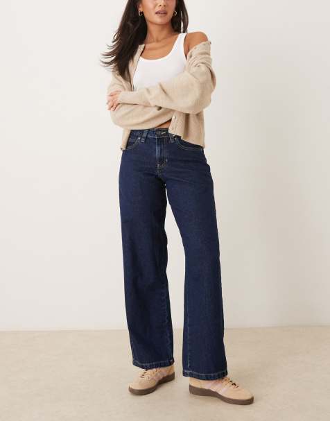Dickies mechanic wide fit denim jeans in dark indigo