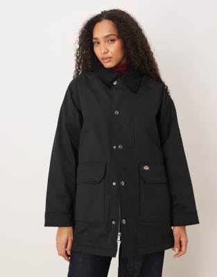 Dickies Medina Coat In Black