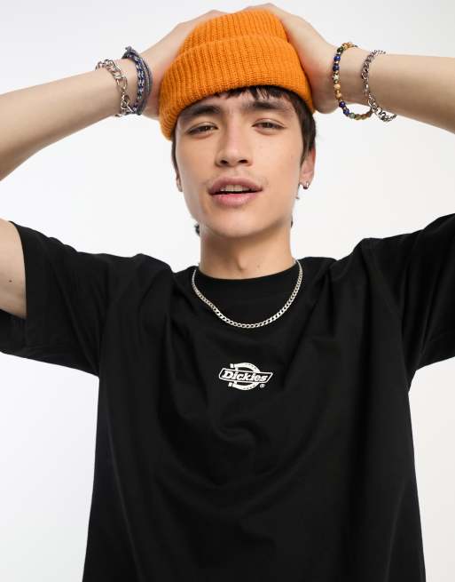 Dickies – Mehama – T-Shirt in Schwarz mit mittigem Logo, exklusiv bei ASOS